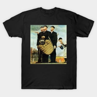 Bottom Of The Sixth 1949 - Norman Rockwell T-Shirt